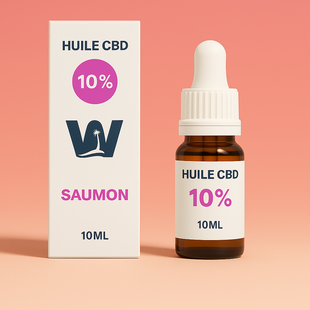 Plné spektrum 10% CBD oleja pre mačky (losos)