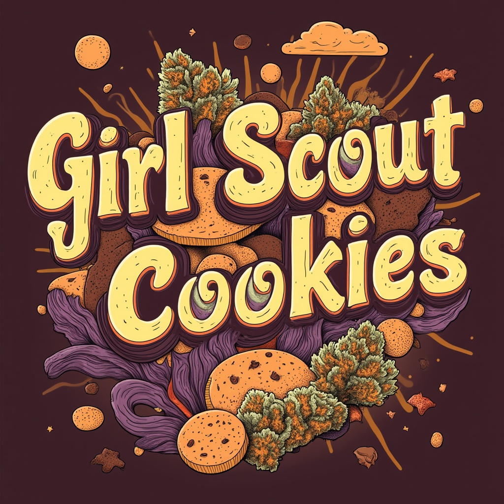 Dievčenské skautské cookies CBD