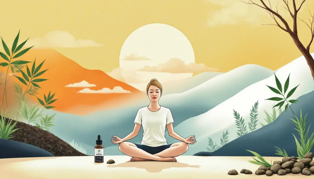 CBD v meditácii: zlepšite svoju prax pomocou konopných olejov