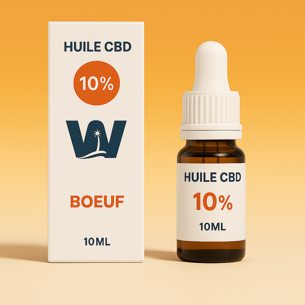 Plné spektrum 10% CBD oleja pre psov (hovädzie mäso)