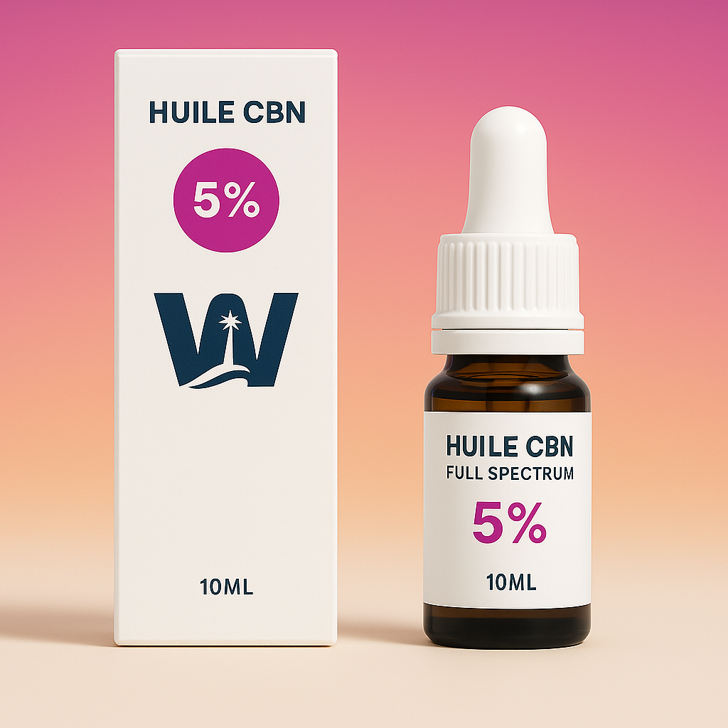Konopný olej CBN 5% + CBD 5% + CBN 5% + CBD 5