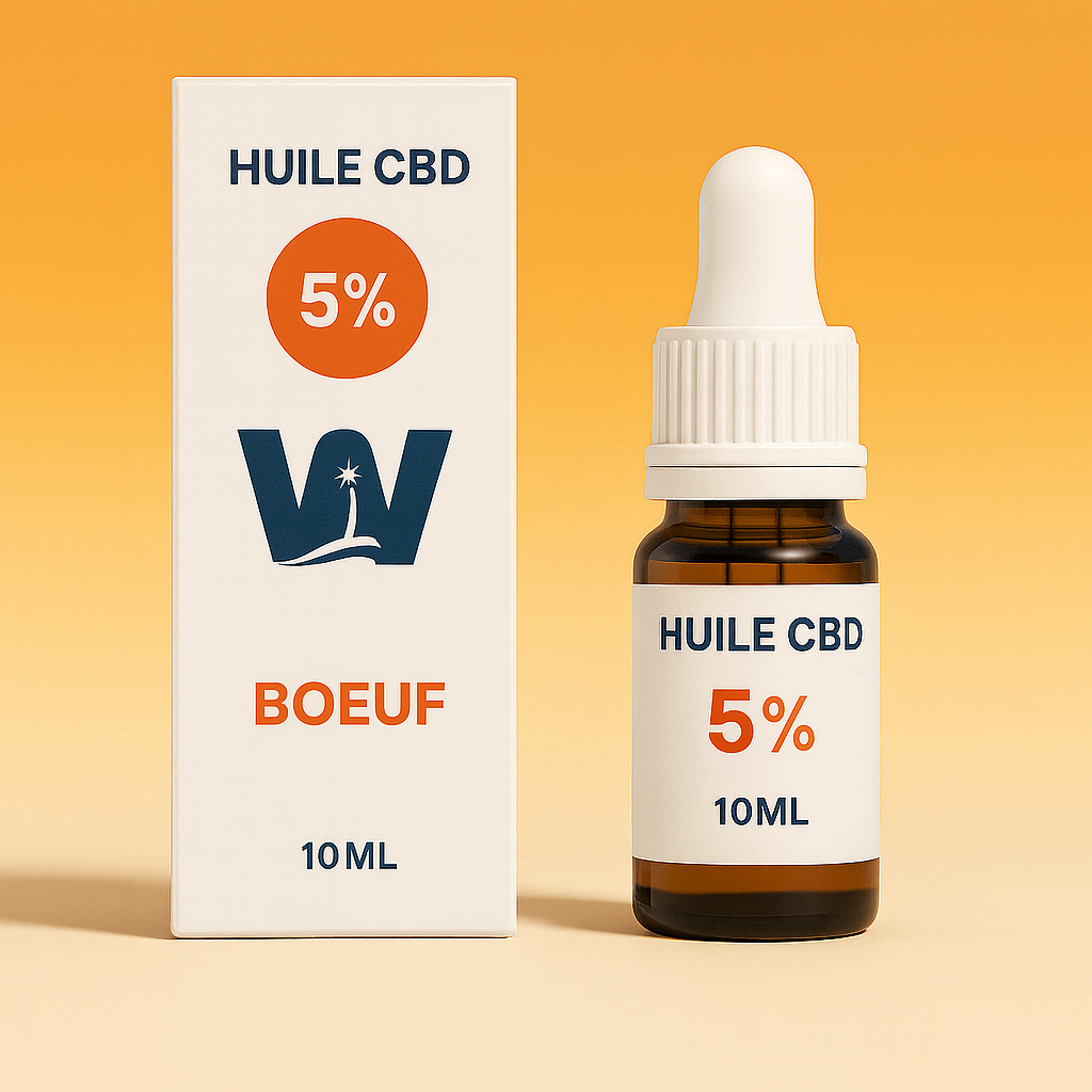 Plné spektrum 5% CBD oleja pre psov (hovädzie mäso)
