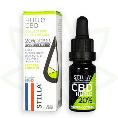 cbd konopný olej 20 percent 10ml plné spektrum stilla france mafrenchweed 4