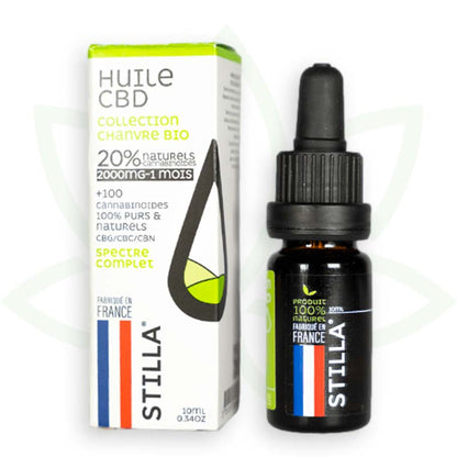 cbd konopný olej 20 percent 10ml plné spektrum stilla france mafrenchweed 5