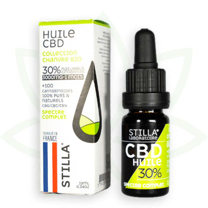 cbd konopný olej 30 percent 10ml plné spektrum stilla france mafrenchweed 7