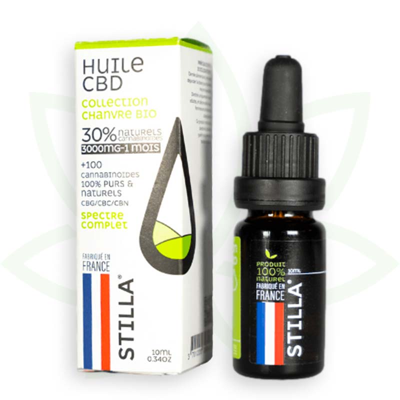 cbd konopný olej 30 percent 10ml plné spektrum stilla france mafrenchweed 8