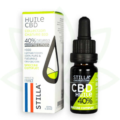 cbd konopný olej 40 percent 10ml plné spektrum stilla france mafrenchweed 10