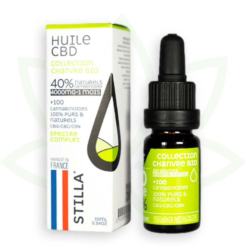 cbd konopný olej 40 percent 10ml plné spektrum stilla france mafrenchweed 12