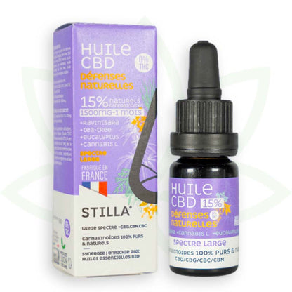 cbd prírodný obranný olej 15 percent 10ml široké spektrum stilla france mafrenchweed 4