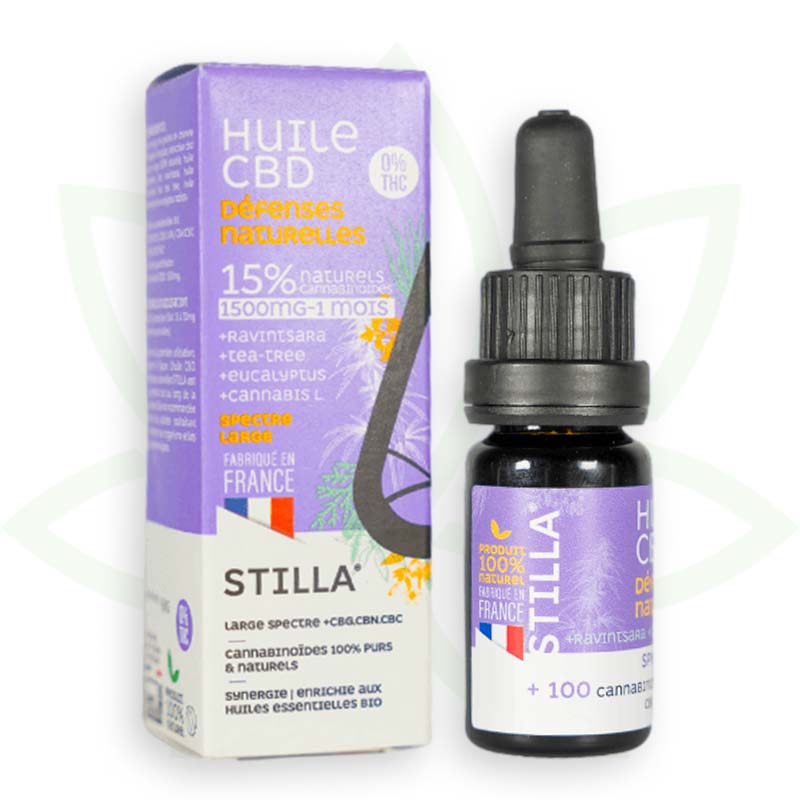 cbd prírodný obranný olej 15 percent 10ml široké spektrum stilla france mafrenchweed 5