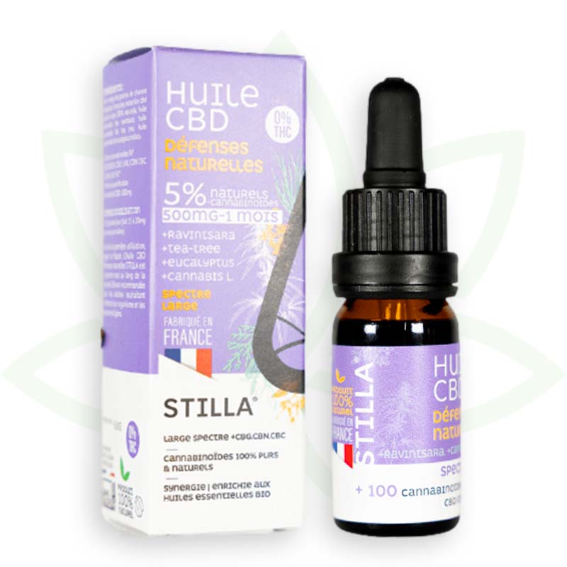 cbd prírodný obranný olej 5 percent 10ml široké spektrum stilla france mafrenchweed 2