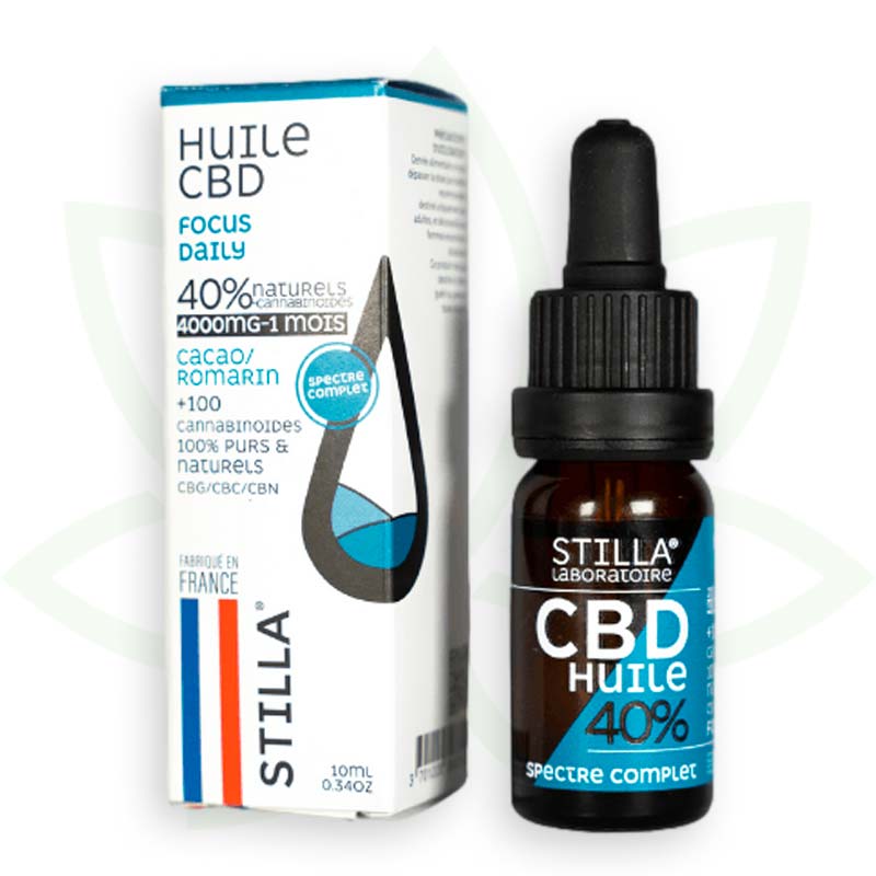 denné zameranie cbd olej 40 percent 10ml plné spektrum stilla france mafrenchweed 10