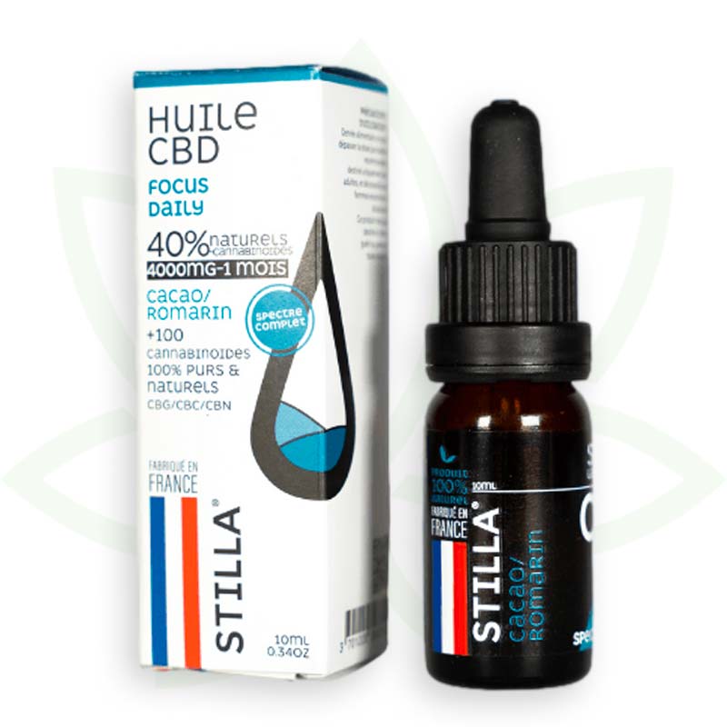 denné zameranie cbd olej 40 percent 10ml plné spektrum stilla france mafrenchweed 11