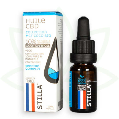 mct coco cbd olej 10 percent 10ml plné spektrum stilla france mafrenchweed 2