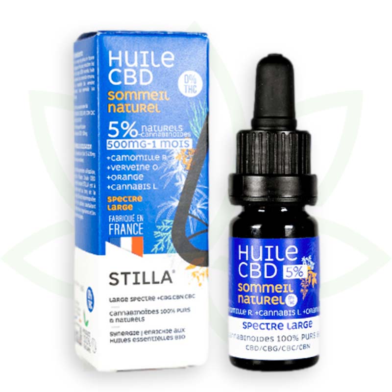 cbd olej prírodný spánok 5 percent 10ml široké spektrum stilla france mafrenchweed 1